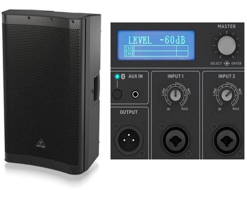 2 Bafles Bluetooth Bocina 15 PuLG 1200w Behringer Dr115dsp