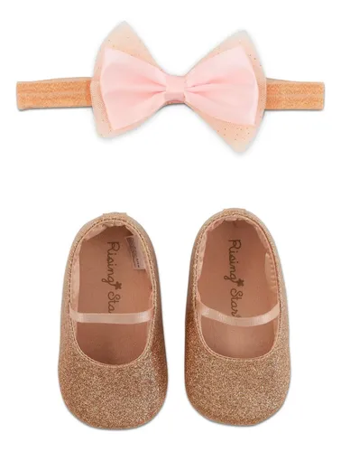comprar Rising Star Baby Baby Baby Shoes And Dadem Band Box Box Set,