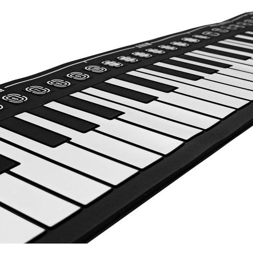 Teclado Piano Musical Flexível Portátil Roll Up Bivolt