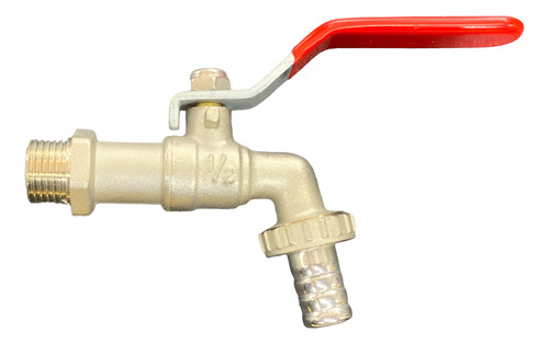Llave De Chorro Bronce 199g 1/2 Paso Rápido