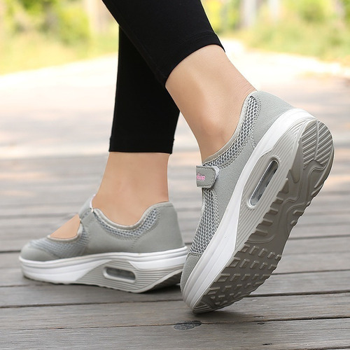Zapatillas Ligeras De Malla Con Cámara De Aire For Mujer