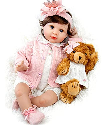 Milidool Reborn Baby Doll 22 Pulgadas Realista Realista Muñe