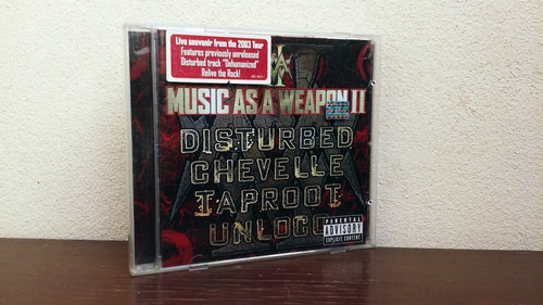 Music As A Weapon Ii * Cd Eu * Disturbed Taproot Chevelle 