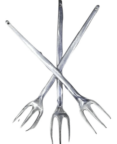 Trinche De Metal De 3 Puntas Mayor Y Detal