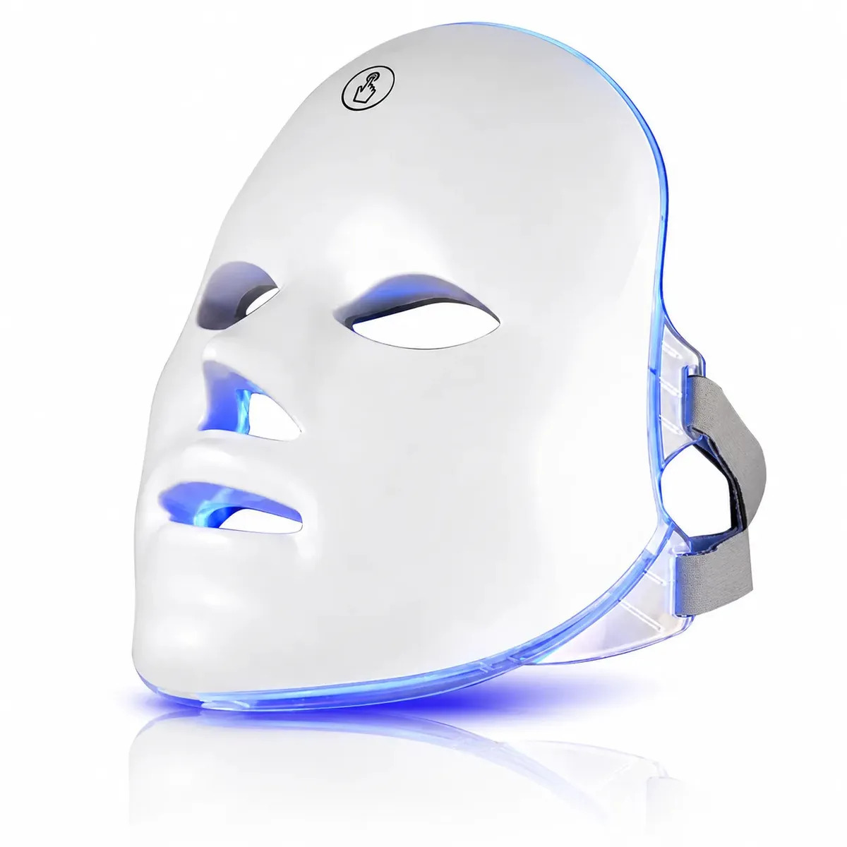 Mascara led facial Skincare led 7 cores EPS-7361 USB Recarregável Branco