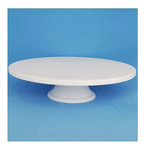Imagen 2 de 3 de Bandeja Plato Posa Torta Plástico 30cm Giratoria Repostería