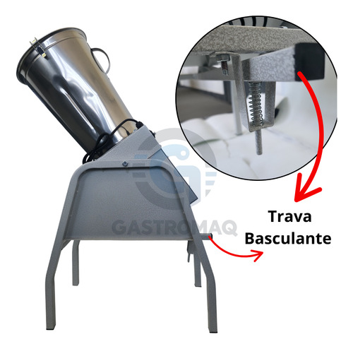 Cutter Profissional 19l Inox Alta Potência E Rendimento