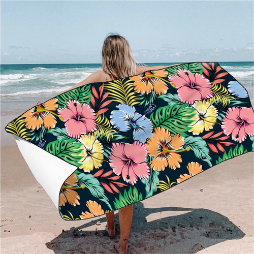 Toalla De Playa De Secado Rápido Estampada,f