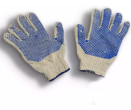 Imagen 1 de 4 de 12 Guantes Moteados De Trabajo Reforzado Fabrica 1 Docena