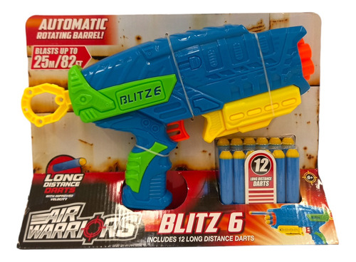 Pistola Lanza Dardos Blitz 6 Air Warriors