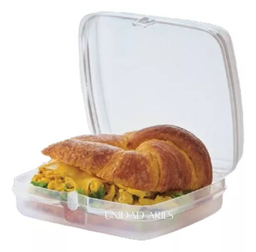 CABLEPELADO Guarda Sandwiches de plastico, Portas Sandwiches, Porta  Sandwiches, Fiambrera de plástico para Sandwiches, Tupper para Sandwiches,  Estuche para Sandwiches, 20 cm, Plástico, Color aleatorio : :  Hogar y cocina