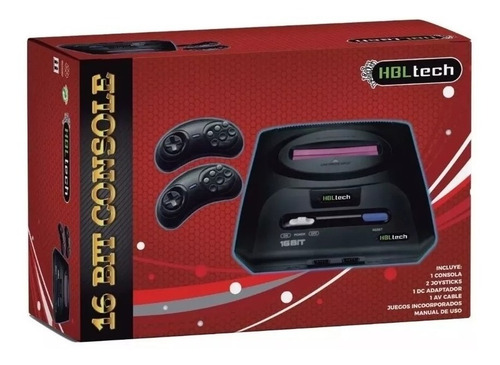 Consola Hbl 16 Bits + 368 Juegos Incorporados