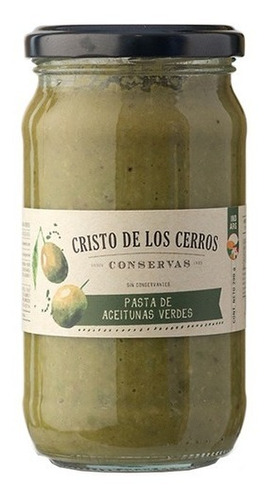 Pasta De Aceituna Verde Cristo De Los Cerros X 300g