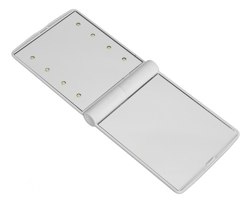 Set De Maquillaje Led Mini Cosmetic Mirror Golden Brush De 1