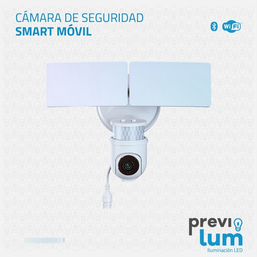 Camara De Seguridad Smart Con Luz, Parlante Y Microfono.