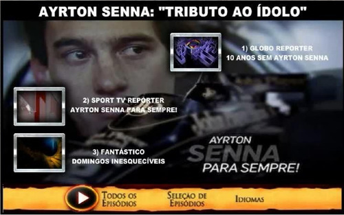 Imagem 10 de 10 de Dvd Documentário Ayrton Senna -- Raríssimo (12dvds)