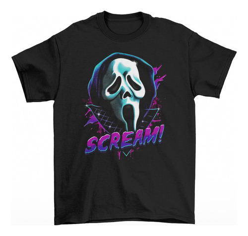 Polera Halloween - Rostro Terror - Scream D3