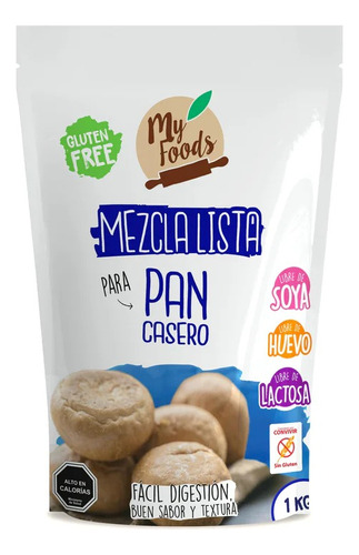 Premezcla Pan Casero 1kg. Gluten Free. Agronewen