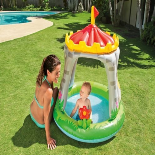 Piscina Inflable Forma De Castillo Intex 