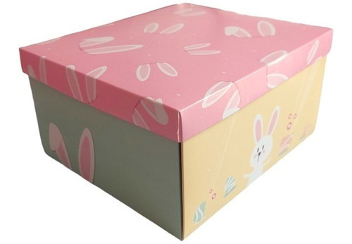 Caja Medio Huevo De Pascua 15cm C/diseño 16x19x10 X3 Unid.