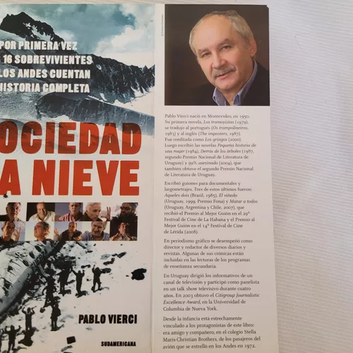 La sociedad de la nieve / The Snow Society: Por primera vez los 16  sobrevivientes de los Andes cuentan la historia completa (Spanish Edition)