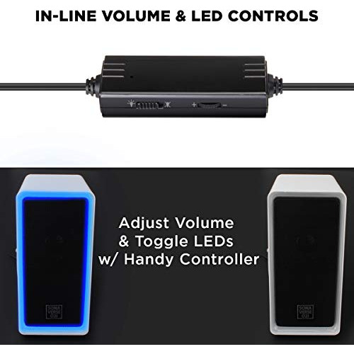 Bocinas Gogroove Para Computadora Para Juegos Con Luz Led