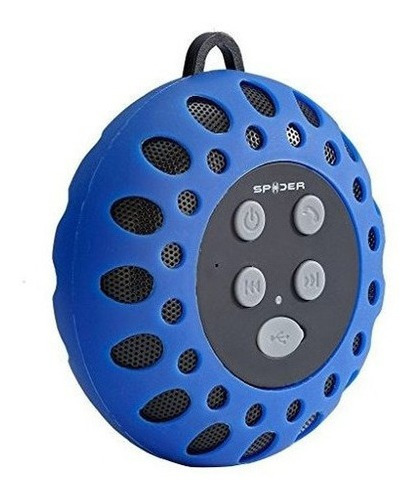 Altavoz Araña Impermeable Bluetooth Azul