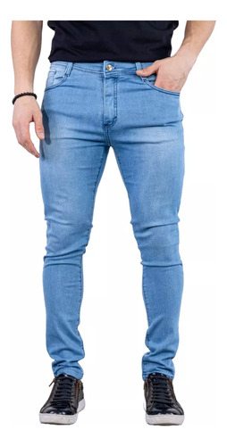 Jean Chupin Hombre Combo Pack X2 Elastizado Maxima Calidad!