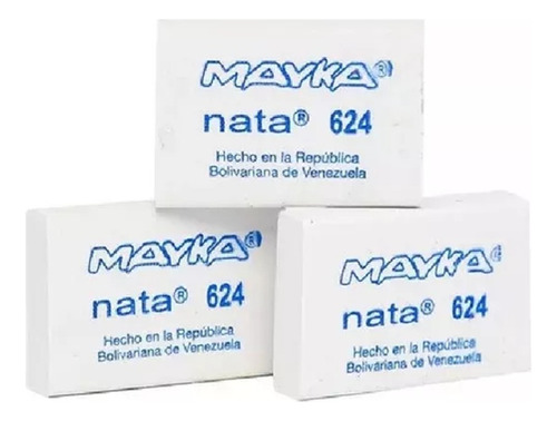 Borrador Nata 624 Marca Mayka Caja X 24 Original