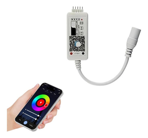 Controlador Control Remoto Wifi Tira Led Rgb Rgbw App 12/24v