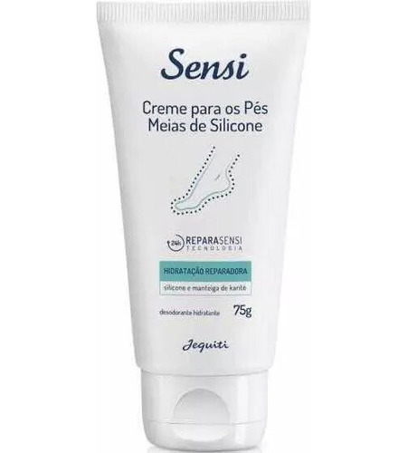 Creme Para Os Pés Sensi Meia De Silicone 75g Jequiti