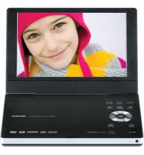 Imagen 2 de 2 de Dvd Portatil Toshiba Sd-p1900 Pantalla De 9 Xl