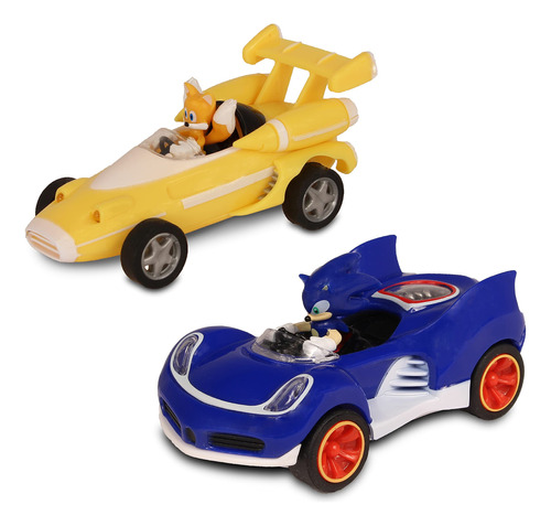 Nkok Sonic Transformed All-stars Racing 2 Pack Pull Back Ac.