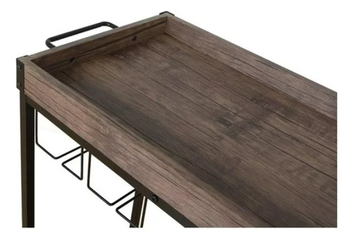 Hometrends Carrito De Servicio Bar Mdf Hoteleria Restaurante