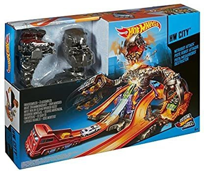 Pista Hot Wheels Nitrobot Attack