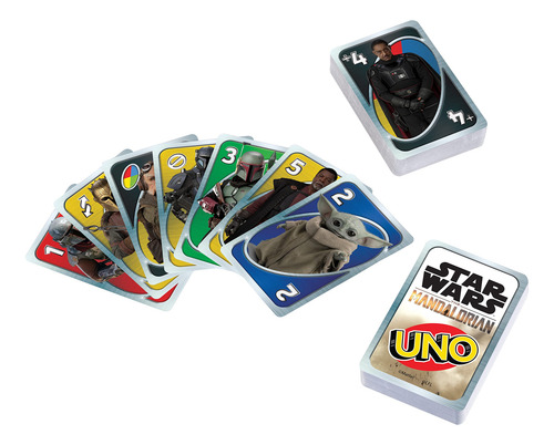 Jogo De Cartas Mattel Games Uno Star Wars The Mandalorian