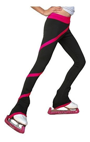 Pantalones Chloe Noel Patinaje Artístico Espiral P06 Fucsia 