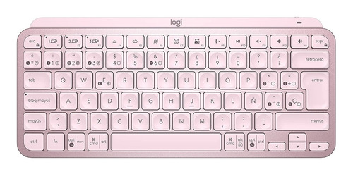 Teclado Logitech Mx Keys Mini Inalámbrico 920-010478 Rosa