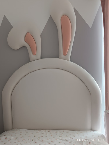 Cabecera De Cama En Forma De Conejo Para Niña S/ 500