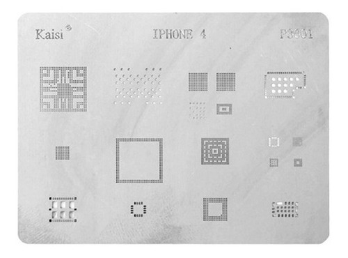 Stencil Reballing Smd iPhone 4 4s Kaisi