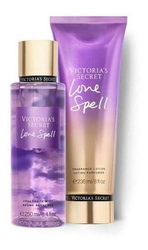 Paquete de hechizos Body Splash + Creme Love de Victoria's Secret