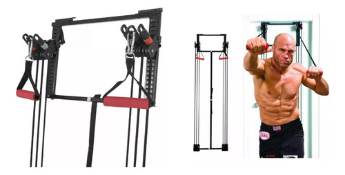 Ejercitador Multi Gimnasio De Puerta Trabaja Cuerpo Completo