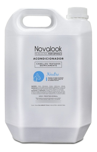 Acondicionador Novalook Neutro X 5 Litros