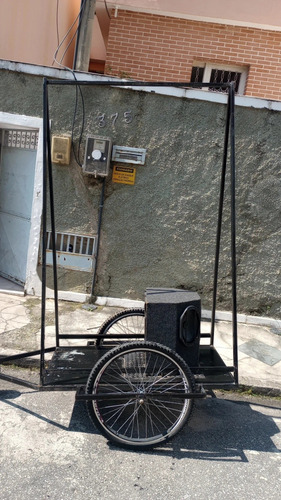 Vendo Carretilha/triciclo Com Caixa De Som Para Propaganda