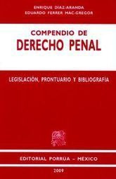 Libro Compendio De Derecho Penal Legislacion Prontuari Nuevo