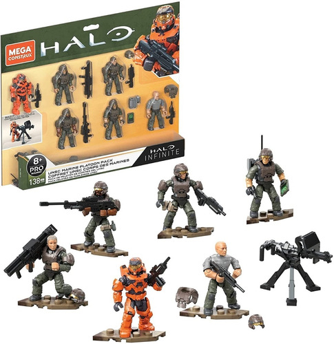 Mega Construx Halo Unsc Marine Platoon Pack