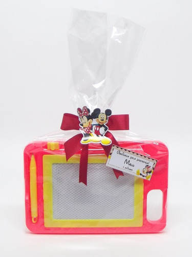 Kit Lembrancinha Lousa Mágica Mickey E Minnie - 10 Kits