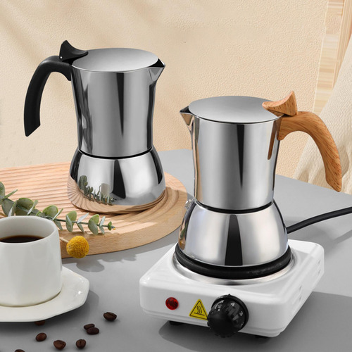 Cafetera De Café Expreso Para Estufa, Olla De Camping,