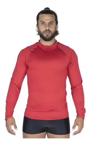 Camisa Térmica Masculina Segunda Pele Praia Surf Uv 50 P Xgg