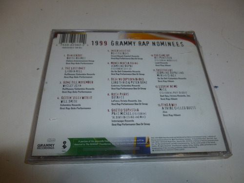 Cd Grammy Rap Nominees 1999 - Sellado 